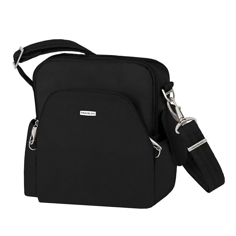 Travelon‎ Anti-Theft Classic Travel Bag Crossbody Locking Secure Airport Style